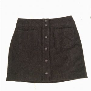 Grey Wool skirt